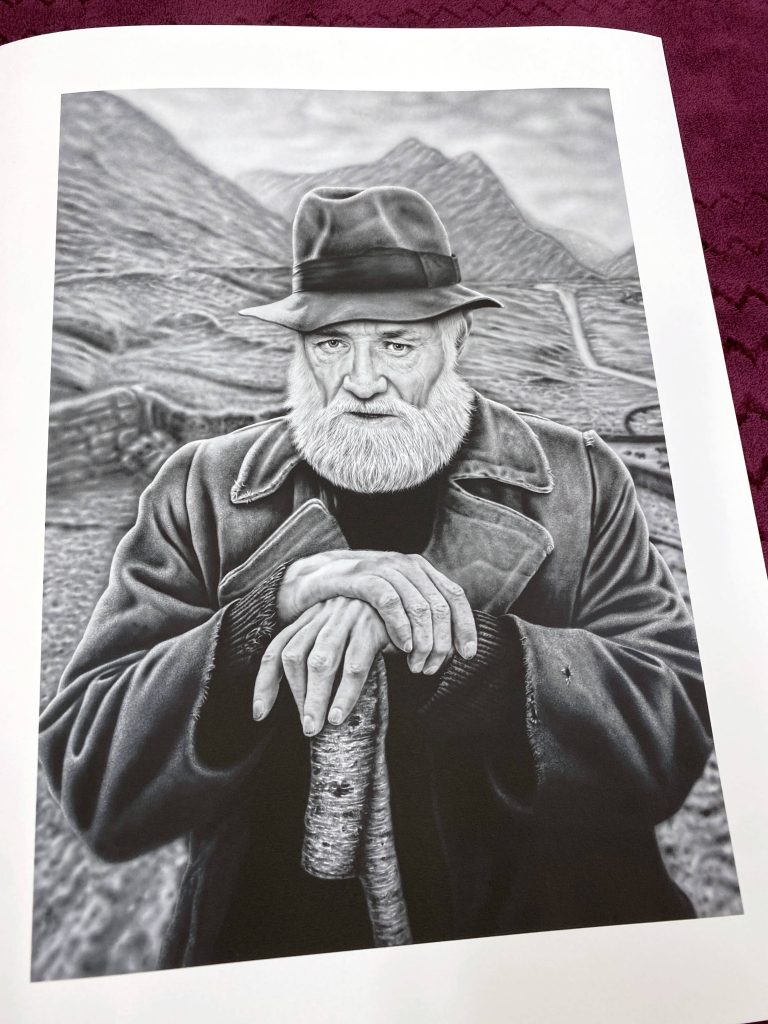 Print of Richard Harris in his role of Bull McCabe from the film "The Field"