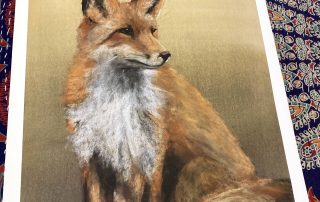 Print of fox